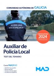 Portada de Auxiliar de la Policía Local. Test. Comunidad Autónoma de Galicia