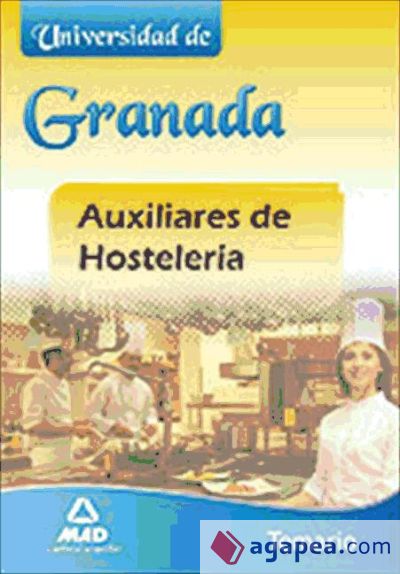 Auxiliares de Hostelería de la Universidad de Granada. Temario