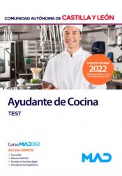 Portada de Ayudante de Cocina. Test. Comunidad Autónoma de Castilla y León