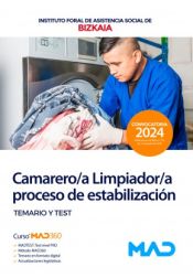 Portada de Camareros/as Limpiadores/as (proceso de estabilización). Temario y test. Instituto Foral de Asistencia Social de Bizkaia (IFAS)