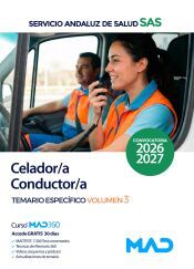 Portada de Celador/a-Conductor/a. Temario Espec&iacute;fico Volumen 3. Servicio Andaluz de Salud (SAS)