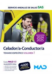 Portada de Celador/a-Conductor/a. Temario Específico volumen 1. Servicio Andaluz de Salud (SAS)