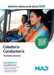 Portada de Celador/a-Conductor/a. Temario com&uacute;n. Servicio Andaluz de Salud (SAS)