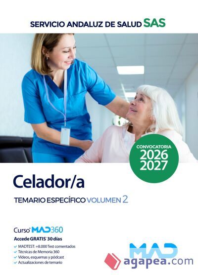 Celador/a. Temario Espec&iacute;fico volumen 2. Servicio Andaluz de Salud (SAS)