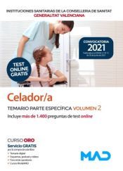 Portada de Celador/a. Temario parte espec&iacute;fica volumen 2. Instituciones Sanitarias de la Conselleria de Sanidad de la Comunidad Valenciana