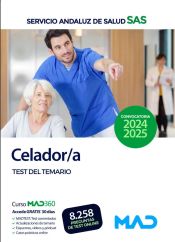 Portada de Celador/a. Test comentados. Servicio Andaluz de Salud (SAS)