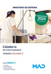 Portada de Celador/a en la Red Hospitalaria. Temario volumen 2. Ministerio de Defensa