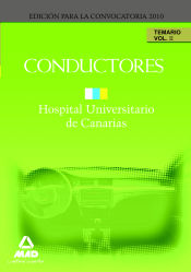 Portada de Conductores del hopital universitario de canarias. Temario. Volumen ii