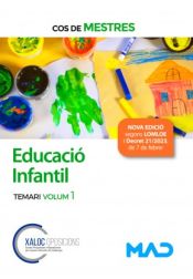 Portada de Cos de Mestres. Educació Infantil. Temari volum 1. Generalitat de Cataluña