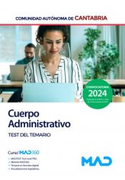 Portada de Cuerpo Administrativo. Test. Comunidad Autónoma de Cantabria