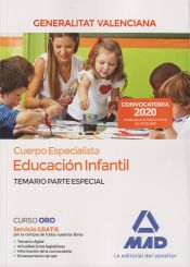 Portada de Cuerpo Especialista en Educación Infantil de la Administración de la Generalitat Valenciana. Temario parte especial