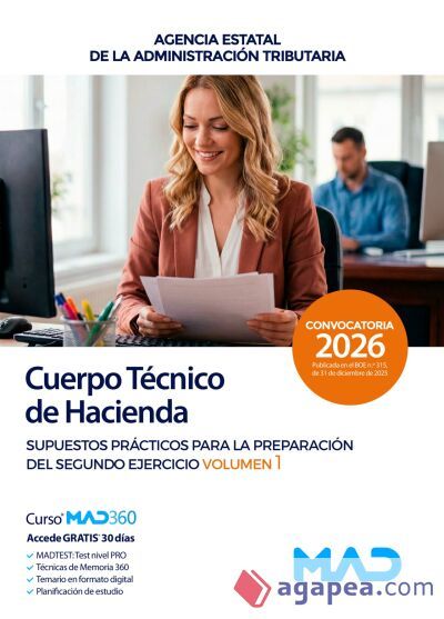 Cuerpo Técnico de Hacienda. Supuestos prácticos para la preparación del segundo ejercicio volumen 1. Agencia Estatal de Administración Tributaria AEAT Cuerpo Técnico de Hacienda. Supuestos prácticos para la preparación del segundo ejercicio volumen 1. Agencia Estatal de Administración Tributaria AEAT