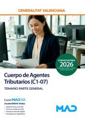 Portada de Cuerpo de Agentes Tributarios (C1-07). Temario Parte General. Generalitat Valenciana