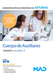 Portada de Cuerpo de Auxiliares. Temario volumen 2. Principado de Asturias