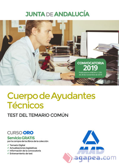 Cuerpo de Ayudantes Técnicos de la Junta de Andalucía. Test del Temario Común