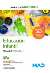 Portada de Cuerpo de Maestros. Educación Infantil. Temario volumen 1