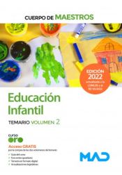 Portada de Cuerpo de Maestros. Educación Infantil. Temario volumen 2