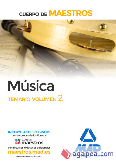 Cuerpo de Maestros Música. Vol. 2, Temario