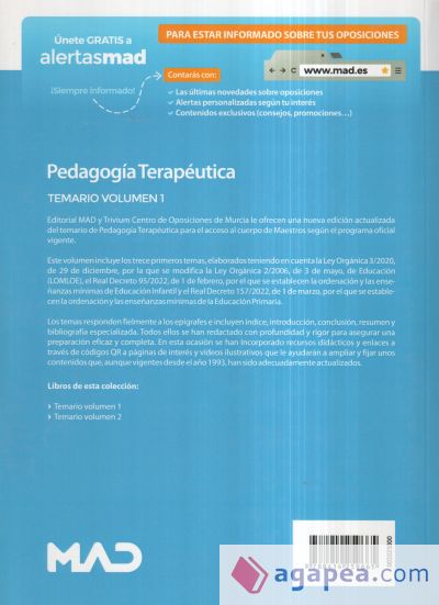 Cuerpo de Maestros. Pedagogía Terapéutica. Temario volumen 1