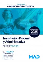 Portada de Cuerpo de Tramitación Procesal y Administrativa (turno libre). Temario volumen 1. Administración de Justicia