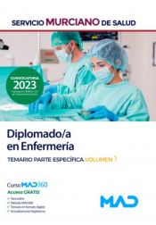 Portada de Diplomado/a en Enfermería. Temario parte específica volumen 1. Servicio Murciano de Salud (SMS)