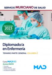 Portada de Diplomado/a en Enfermería. Temario parte general volumen 2. Servicio Murciano de Salud (SMS)