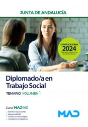 Portada de Diplomado/a en Trabajo Social. Temario volumen 1. Junta de Andalucía