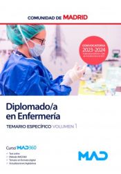 Portada de Diplomado en Enfermería. Temario Específico volumen 1. Comunidad Autónoma de Madrid