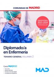 Portada de Diplomado en Enfermería. Temario General volumen 2. Comunidad Autónoma de Madrid