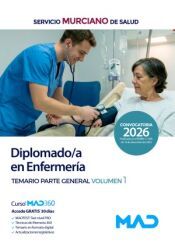 Portada de Diplomado en Enfermer&iacute;a. Temario parte general volumen 1. Servicio Murciano de Salud (SMS)