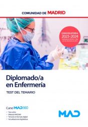 Portada de Diplomado en Enfermería. Test del temario. Comunidad Autónoma de Madrid