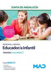 Portada de Educador/a Infantil (Personal Laboral). Temario volumen 2. Junta de Andalucía