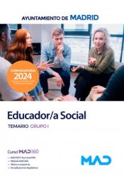 Portada de Educador/a Social. Temario Grupo I. Ayuntamiento de Madrid