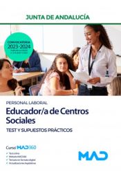 Portada de Educador/a de Centros Sociales (Personal Laboral). Test y supuestos prácticos. Junta de Andalucía