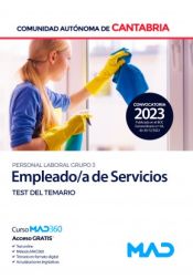 Portada de Empleado/a de Servicios (Personal Laboral Grupo 3). Test. Comunidad Autónoma de Cantabria