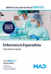 Portada de Enfermero/a Especialista. Test parte común. Servicio Gallego de Salud (SERGAS)