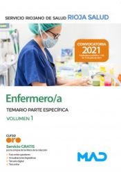 Portada de Enfermero/a. Temario Parte Específica volumen 1. Servicio Riojano de Salud (SERIS)