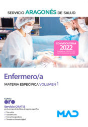 Portada de Enfermero/a. Temario materia específica volumen 1. Servicio Aragonés de Salud (SALUD)