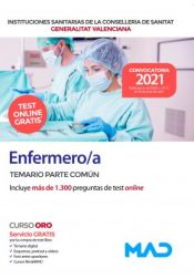 Portada de Enfermero/a. Temario parte común. Instituciones Sanitarias de la Conselleria de Sanidad de la Comunidad Valenciana