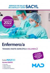 Portada de Enfermero/a. Temario volumen 2. Servicio de Salud de Castilla y León (SACYL)