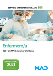 Portada de Enfermero/a. Test de materias específicas. Servicio Extremeño de Salud (SES)