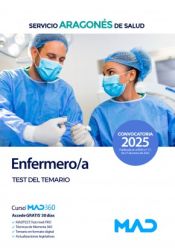 Portada de Enfermero/a. Test del temario. Servicio Aragonés de Salud (SALUD)