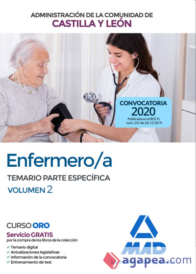 Enfermero/a de la Administración de la Comunidad de Castilla y León. Temario específico volumen 2