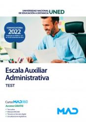 Portada de Escala Auxiliar Administrativa. Test. Universidad Nacional Educación a Distancia (UNED)