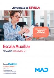 Portada de Escala Auxiliar. Temario volumen 2. Universidad de Sevilla