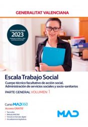 Portada de Escala Trabajo Social. Parte general volumen 1. Generalitat Valenciana