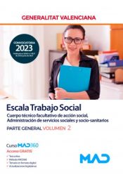 Portada de Escala Trabajo Social. Parte general volumen 2. Generalitat Valenciana