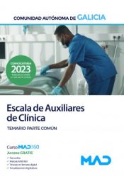 Portada de Escala de Auxiliares de Clínica. Temario parte común. Comunidad Autónoma de Galicia