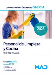 Portada de Escala de Personal de Limpieza y Recursos Naturales y Forestales, especialidad Personal de Limpieza y Cocina. Test. Comunidad Autónoma de Galicia