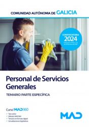 Portada de Escala de Personal de Servicios Generales (PSX). Temario parte específica. Comunidad Autónoma de Galicia